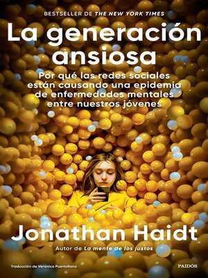 cover image of La generación ansiosa